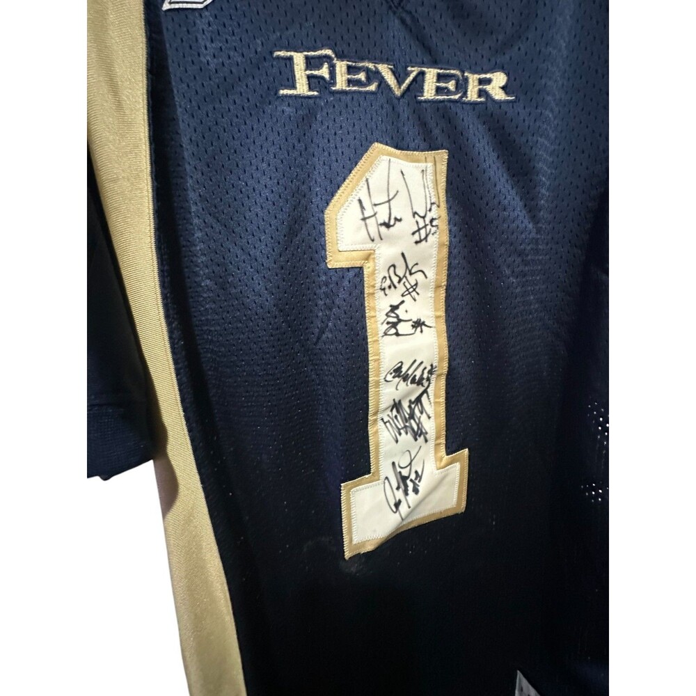 Tri Cities Fever Arena League Sewn Football Jersey #1 Autographed 2007 RARE L - Picture 8 of 10